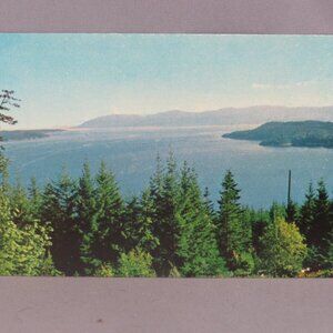 Vintage Postcard - The Viewpoint Powell River Canada - Traveltime